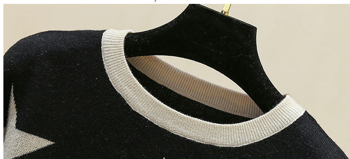 Star Knitted Sweater