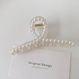 Matte metal horsetail clip