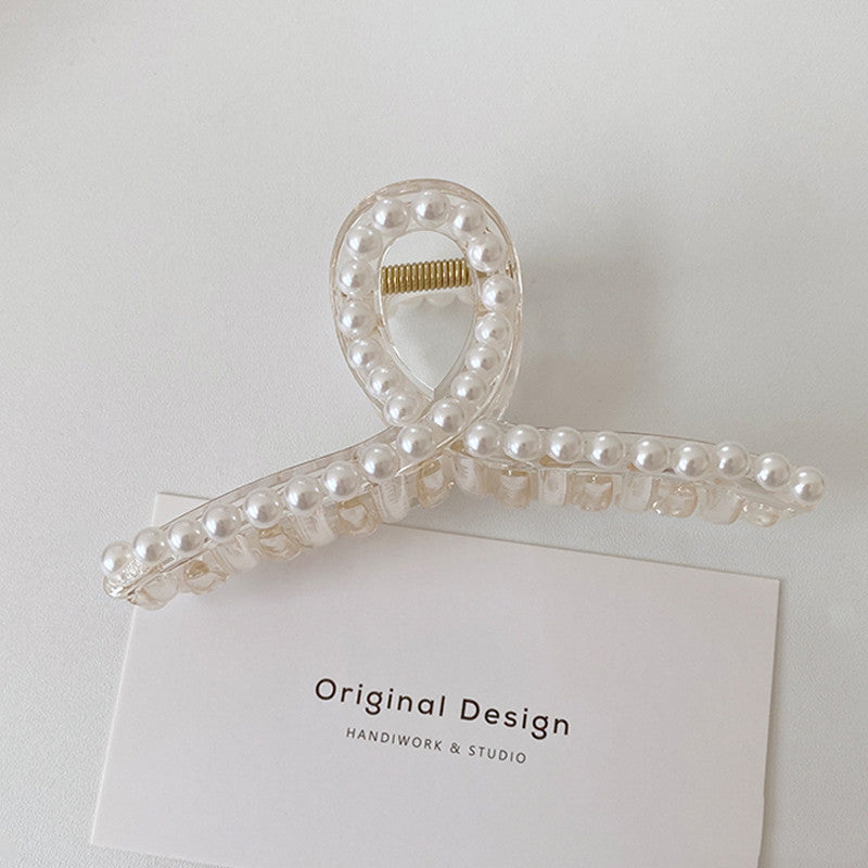 Matte metal horsetail clip