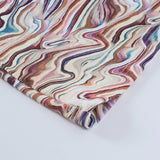 Slim Temperament High Waist Corrugated Flared Pants