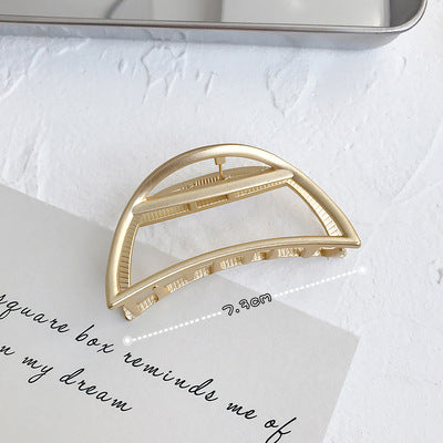 Matte metal horsetail clip