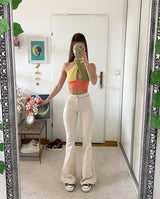 High Waist Slim Stretch Jeans