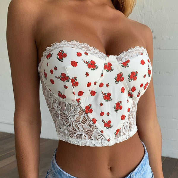 Flowers Tube Top