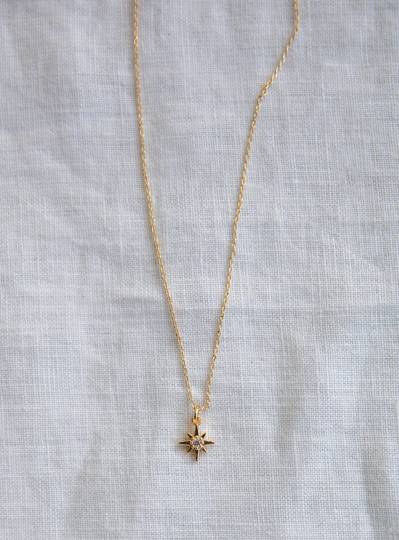 Celestial Love Gold Plated Necklace & Earring Set