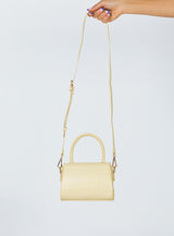 Recycled PU Take It Slow Bag Buttercream