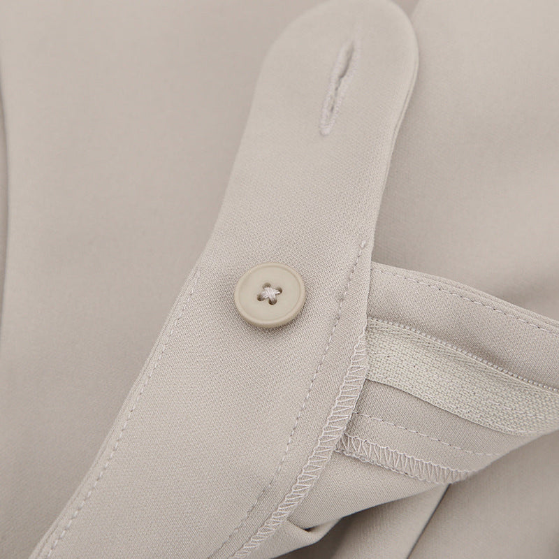 Loose Drape Commuter Simple Pants