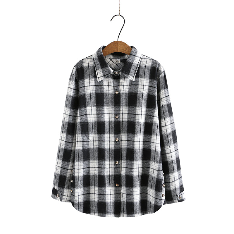 Square Fabric Plus Size Shirt