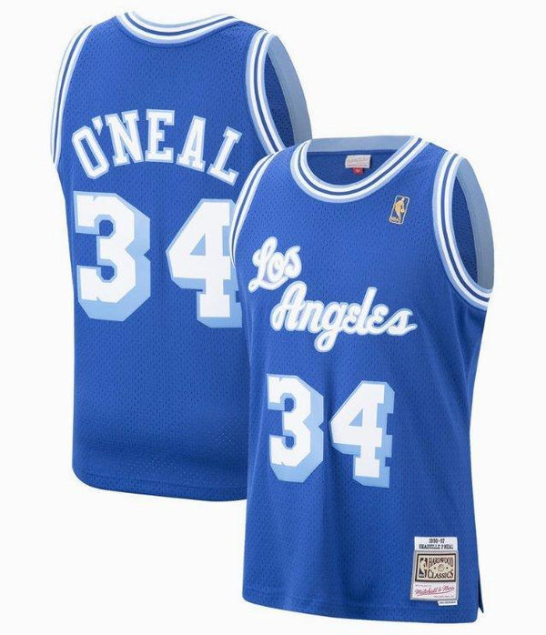 Shaquille O'Neal Los Angeles Lakers 1996-97 Hardwood Classics Player Jersey - Royal