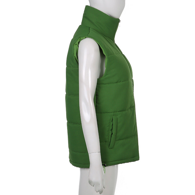 Thick Warm Sleeveless Cotton Jacket
