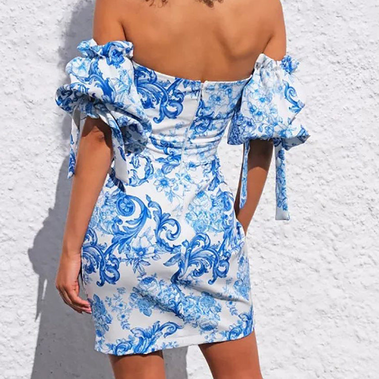 Sexy Off-shoulder Floral Dress