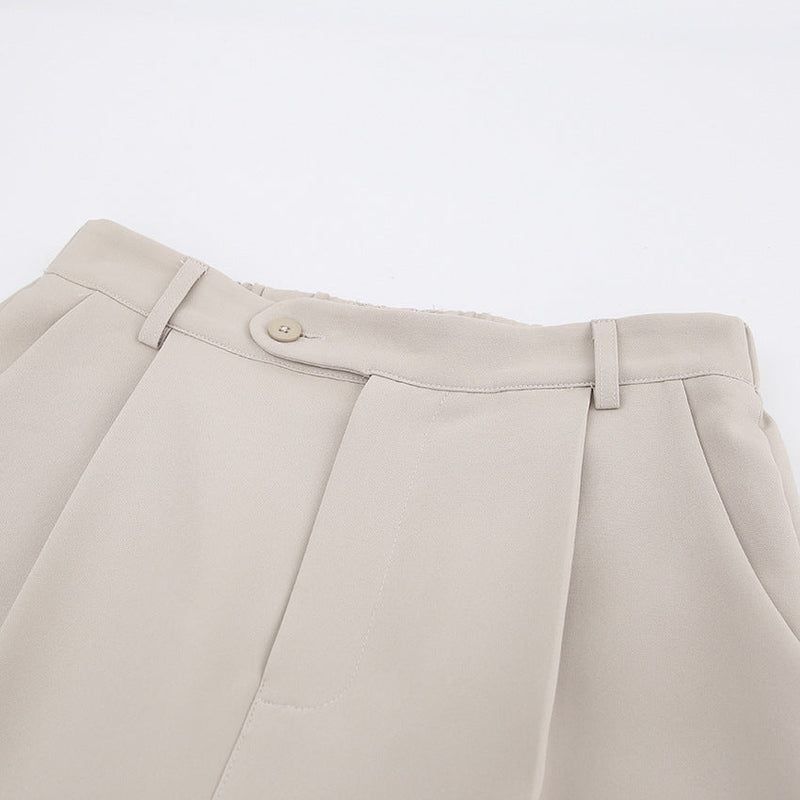 Loose Drape Commuter Simple Pants