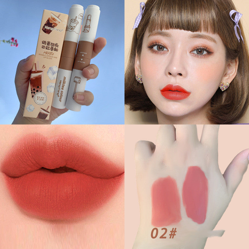 Two-headed Lipstick Lip Glaze Two-in-one