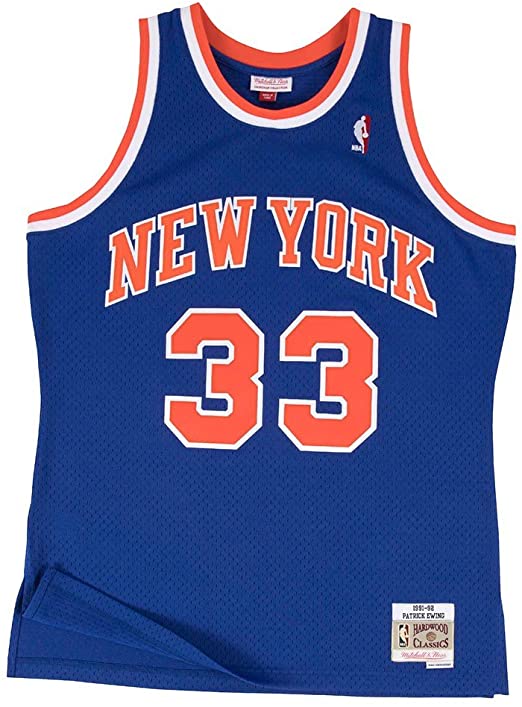 Patrick Ewing New York Knicks Hardwood Classics Jersey