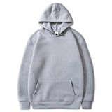 Oversized Solid Color Pullover Hoodie