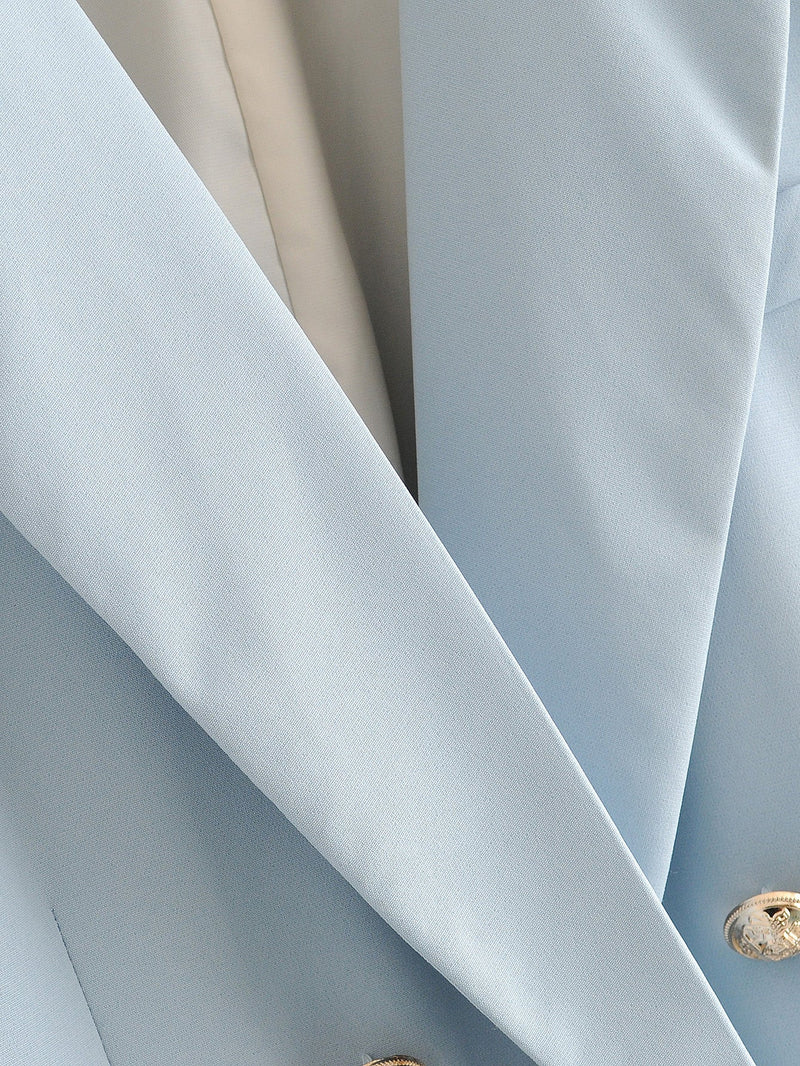Double-breasted Suit Blazer