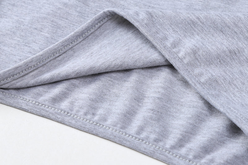 Grey V-neck Sweatshirt