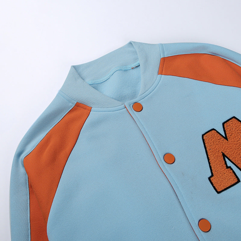 Fashionable Loose Stitching Jacket