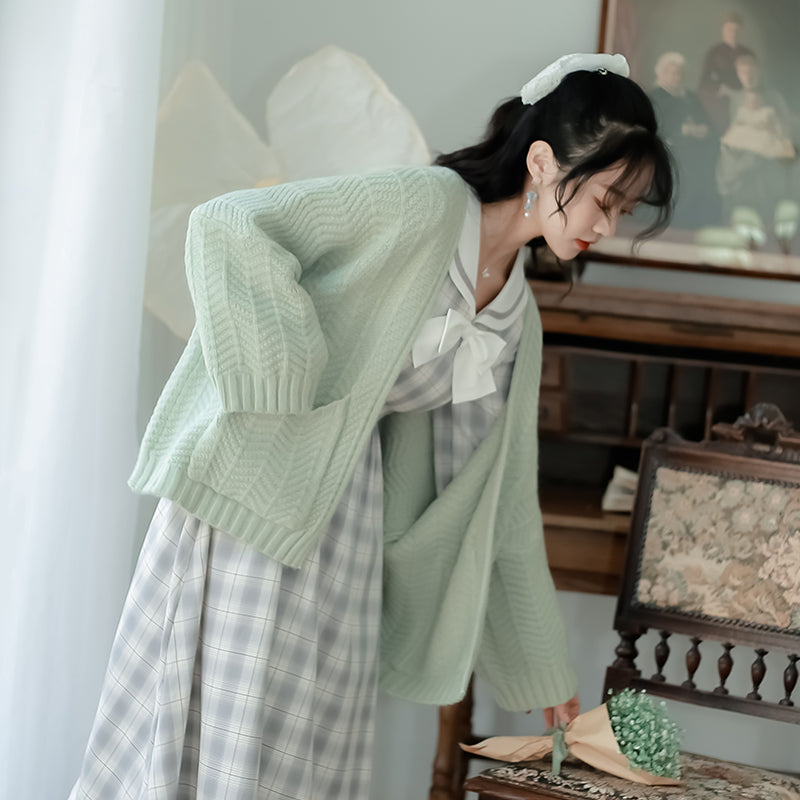 Soft Milk Sweater Coat Cardigan