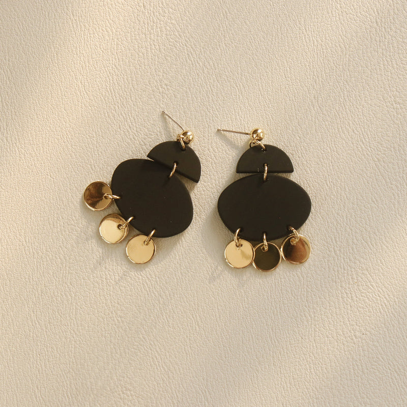 Body Clay Texture Lacquered Acrylic Earrings