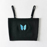 Butterfly Knitted Cardigan Two Piece Set