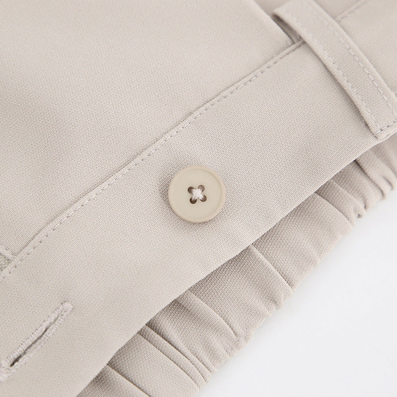 Loose Drape Commuter Simple Pants