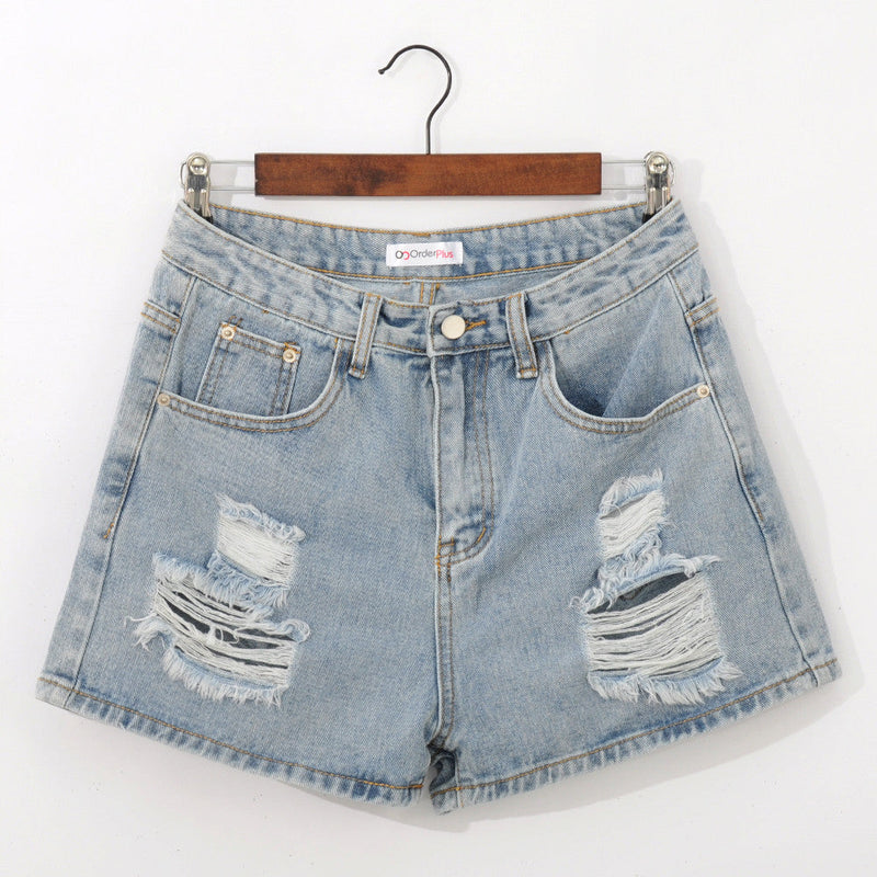 High Waist Fashion Denim Shorts