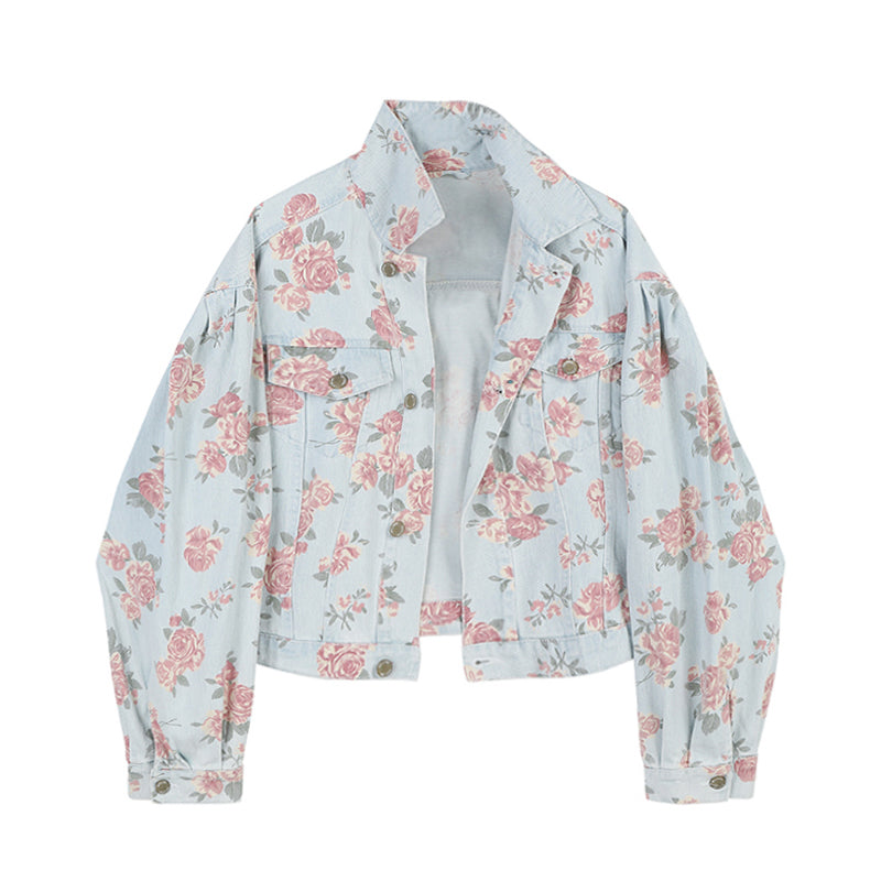 Flowers Short Jacket
