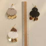 Body Clay Texture Lacquered Acrylic Earrings