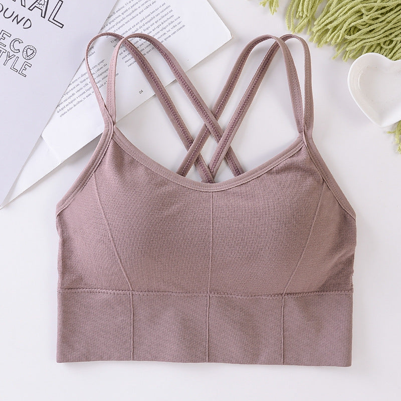 back seamless wrap breast girl bra