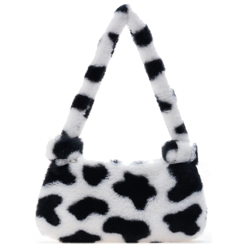 Plush Underarms One-shoulder Handbag