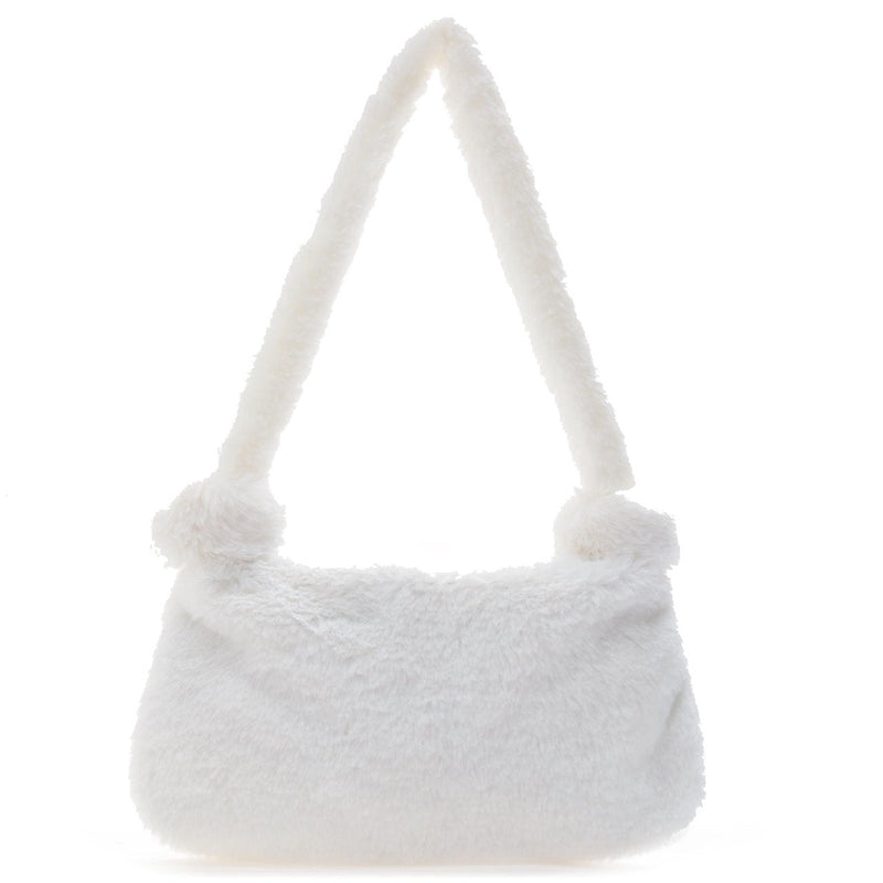 Plush Underarms One-shoulder Handbag