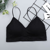 Seamless bra strapless tube top