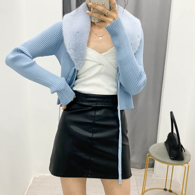 Stitched Stretch Knitted Jacket