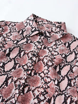 Lantern Sleeve Puff Sleeve Printed Shirt Top