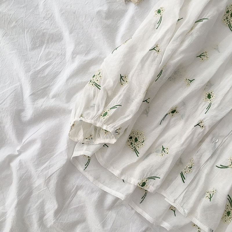 Loose casual V-neck sunscreen long sleeves