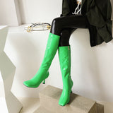 Square Toe Tall Martin Boots