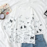 Cartoon Student Short Sleeve Shirt