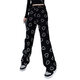 Ins High Waist Wide Student Casual Pants