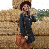 Knitted Sweater Dress Women