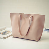 Pink Time Tassel Buckle Single Shoulder Bag