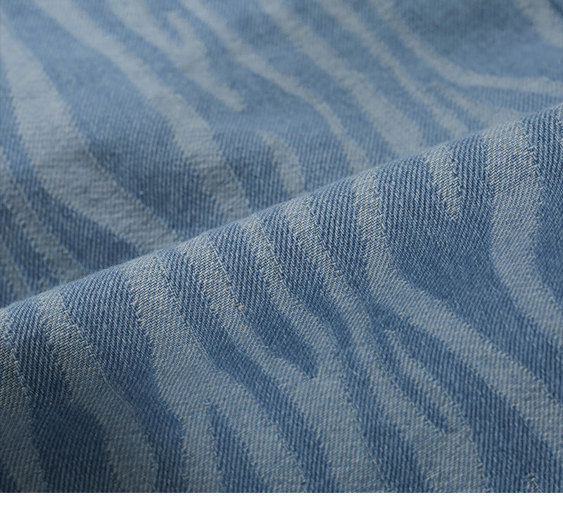 High Waist Slim Blue Jeans