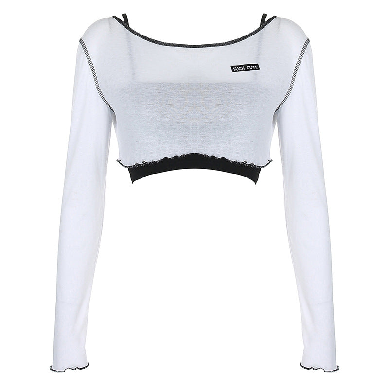 High Waist Slim Thin Scheming Top