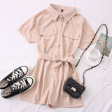 Short Sleeve Jumpsuit