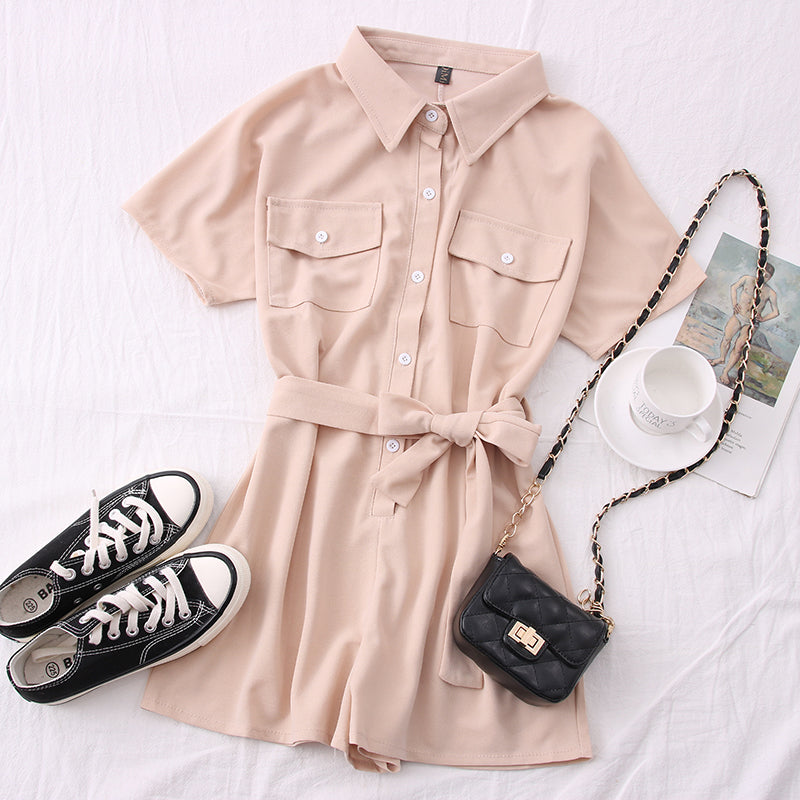 Short Sleeve Jumpsuit