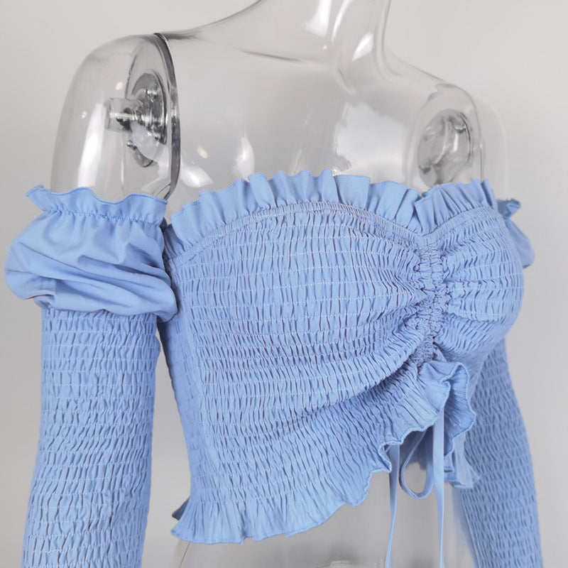 Spring wrinkled shirt