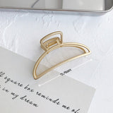 Matte metal horsetail clip