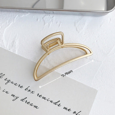 Matte metal horsetail clip