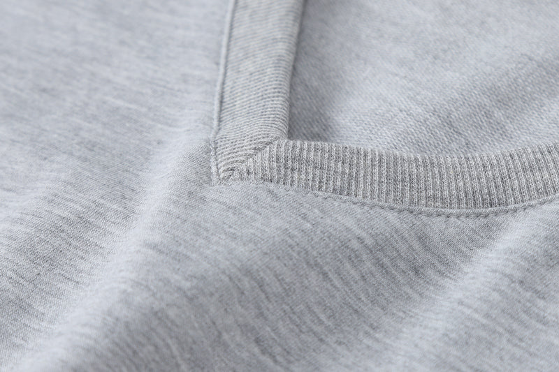 Grey V-neck Sweatshirt
