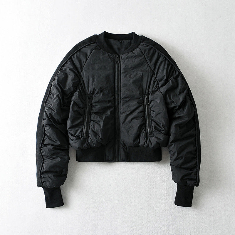 Short Bomber Cotton Jacket