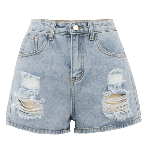 High Waist Fashion Denim Shorts